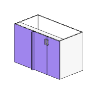 Blind Corner Left With Left & Right Door