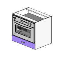 Base Oven Cabinet + 1 Drawer