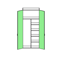 Left Broom Closet T2 2 Door