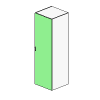 Tall Cabinet 1 Door Hinged Right