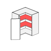  - Wall Corner Shelf Settings