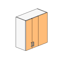 Wall Blind Corner Right With 2 Doors